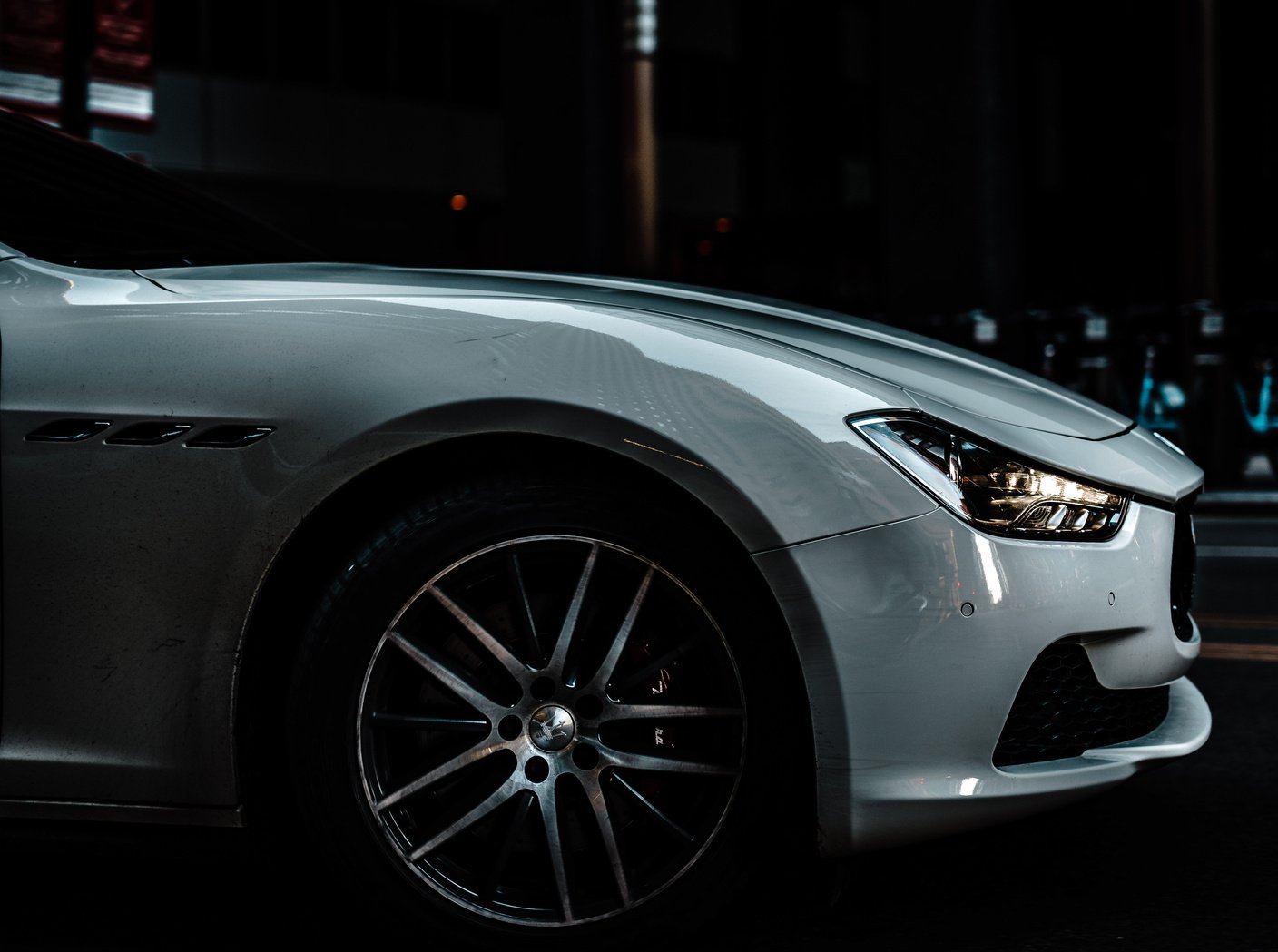 Close-Up Photography of Silver Car